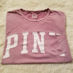 PINK by Victoria Secret Short Sleeve Shirt Sz XS